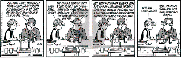 Doonesbury on Wednesday October 28, 1981 Comic Strip