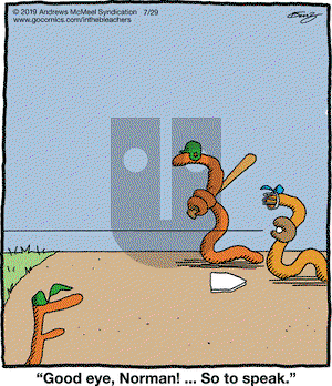 In the Bleachers on Monday July 29, 2019 Comic Strip