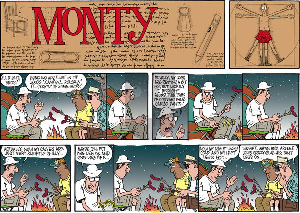 Monty on Sunday August 7, 2016 Comic Strip
