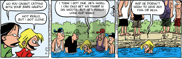 Cleats - Wednesday July 23, 2008 Comic Strip