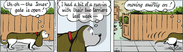 Fred Basset on Saturday April 7, 2018 Comic Strip