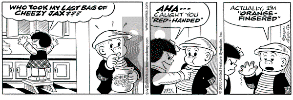 Nancy on Tuesday September 27, 2005 Comic Strip
