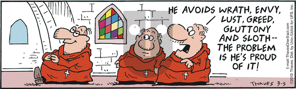 Frank and Ernest on Tuesday March 5, 2013 Comic Strip