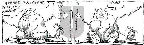 The Grizzwells - Tuesday August 5, 2003 Comic Strip