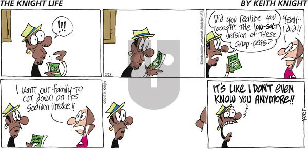 The Knight Life on Sunday February 28, 2016 Comic Strip