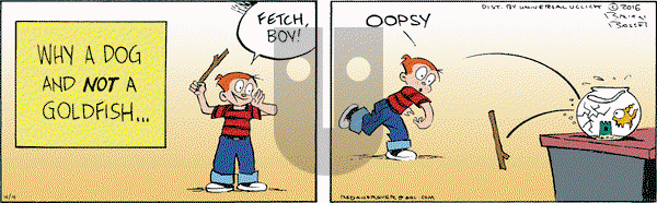 Red and Rover on Monday April 4, 2016 Comic Strip