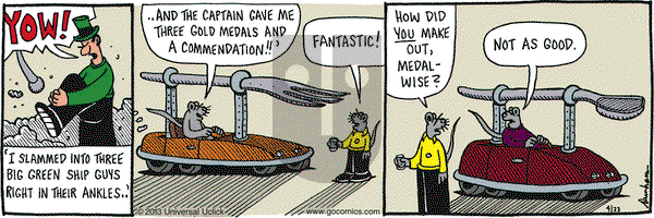 Overboard on Tuesday April 23, 2013 Comic Strip