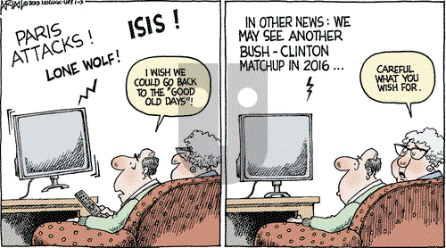 Robert Ariail on Tuesday January 13, 2015 Comic Strip