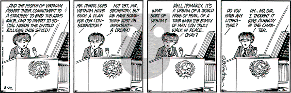 Doonesbury on Thursday June 22, 1978 Comic Strip