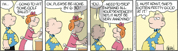 Drabble on Tuesday November 8, 2011 Comic Strip