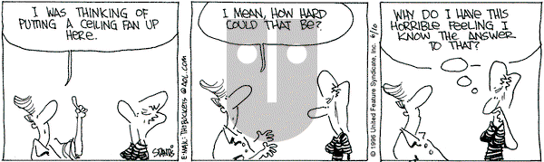The Buckets on Monday June 10, 1996 Comic Strip