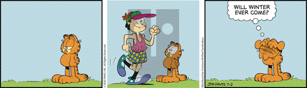 Garfield on Thursday July 2, 2020 Comic Strip