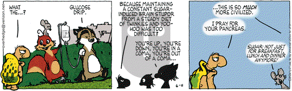 Over the Hedge on Monday June 11, 2012 Comic Strip