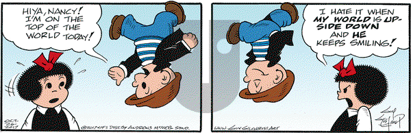 Nancy on Thursday October 26, 2017 Comic Strip