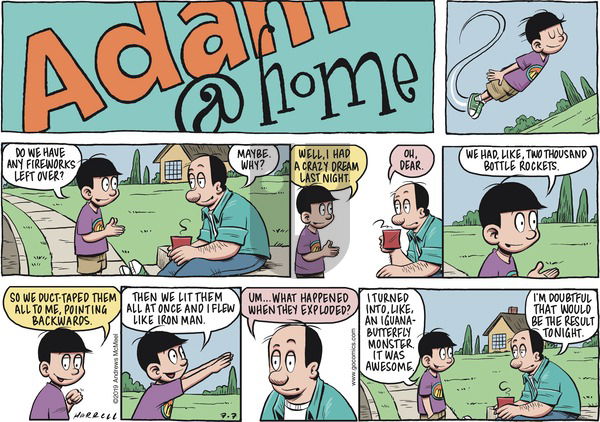 Adam@Home on Sunday July 7, 2019 Comic Strip
