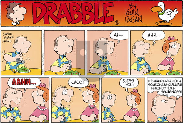 Drabble on Tuesday October 13, 2009 Comic Strip