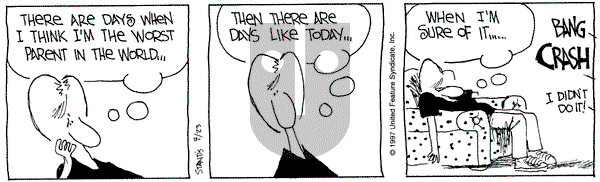 The Buckets on Wednesday July 23, 1997 Comic Strip