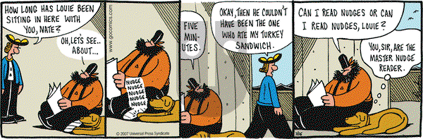 Overboard on Friday March 16, 2007 Comic Strip
