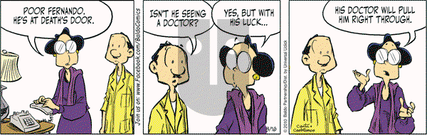 Baldo on Monday August 16, 2010 Comic Strip