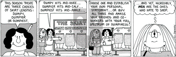 Cathy Classics on Thursday October 1, 1998 Comic Strip