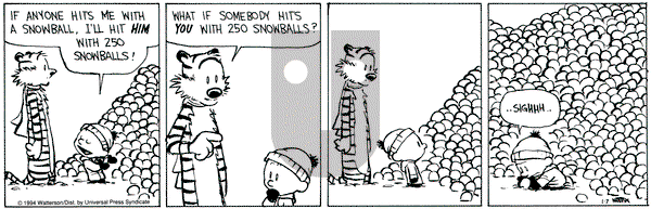 Calvin and Hobbes on Friday January 7, 1994 Comic Strip