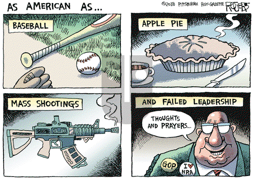 Rob Rogers on Friday February 16, 2018 Comic Strip