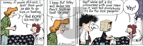 Cul de Sac on Saturday October 30, 2010 Comic Strip