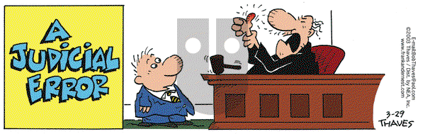 Frank and Ernest on Saturday March 29, 2003 Comic Strip