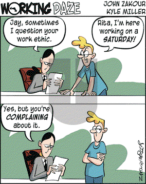 Working Daze - Saturday June 19, 2004 Comic Strip