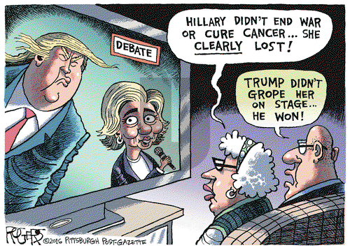 Rob Rogers on Tuesday October 11, 2016 Comic Strip