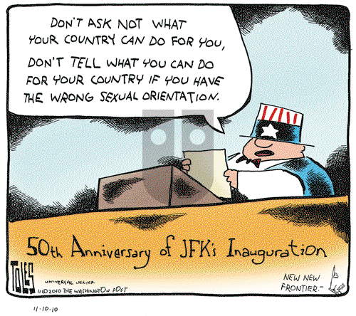Tom Toles on Wednesday November 10, 2010 Comic Strip