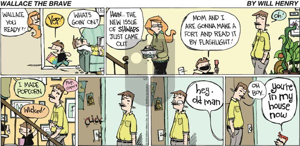 Wallace the Brave on Sunday May 3, 2020 Comic Strip