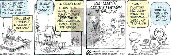 Non Sequitur on Monday July 21, 2008 Comic Strip