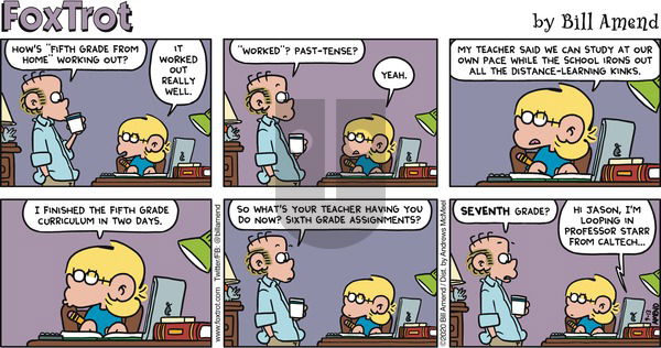 FoxTrot on Sunday September 13, 2020 Comic Strip