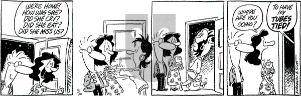 Baby Blues on Saturday June 30, 1990 Comic Strip