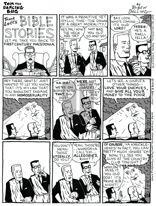 Tom the Dancing Bug on Sunday June 28, 1998 Comic Strip