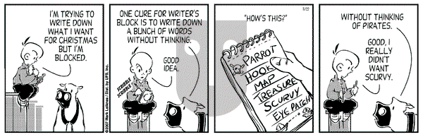 Cow and Boy Classics on Thursday November 22, 2007 Comic Strip
