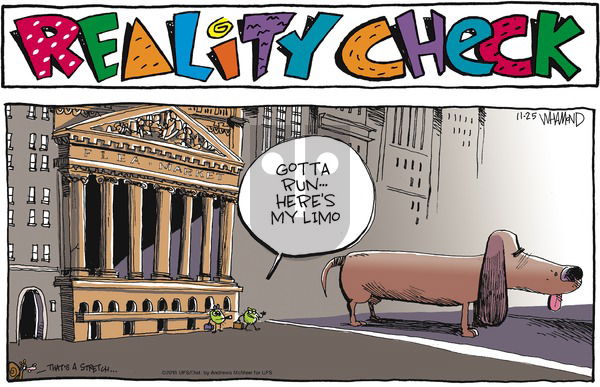 Reality Check on Sunday November 25, 2018 Comic Strip