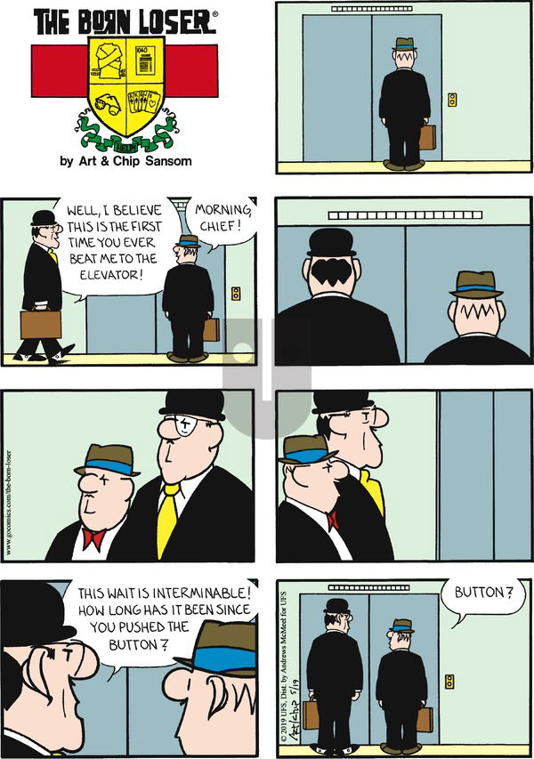 The Born Loser on Sunday May 19, 2019 Comic Strip