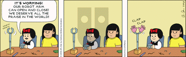 Nancy on Monday November 19, 2018 Comic Strip