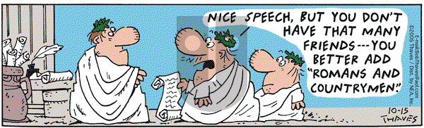 Frank and Ernest on Saturday October 15, 2005 Comic Strip