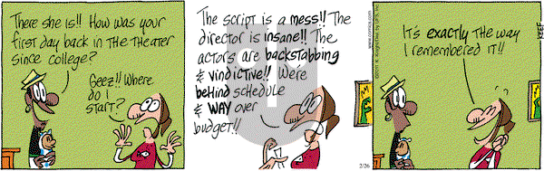 The Knight Life on Saturday February 26, 2011 Comic Strip