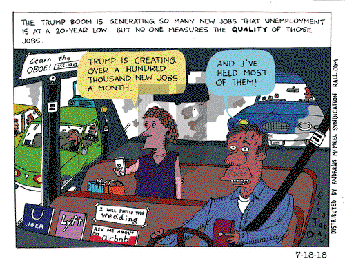 Ted Rall on Wednesday July 18, 2018 Comic Strip