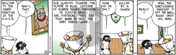 Get Fuzzy on Wednesday September 5, 2012 Comic Strip