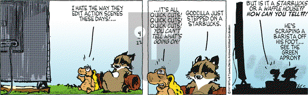 Over the Hedge on Thursday April 22, 2021 Comic Strip