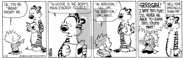 Calvin and Hobbes on Wednesday November 12, 1986 Comic Strip