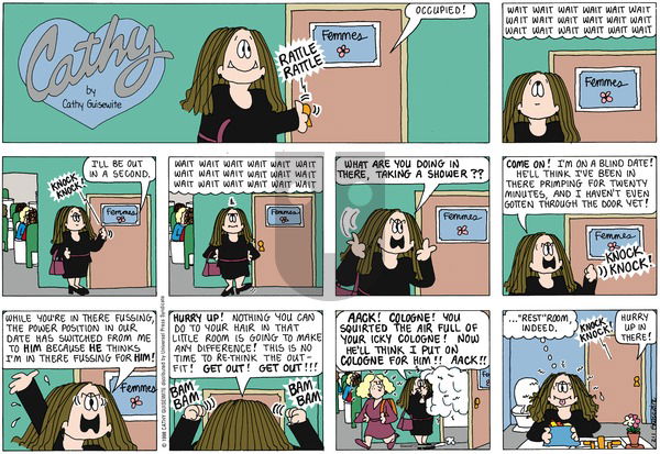 Cathy Classics on Monday February 9, 1998 Comic Strip