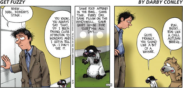 Get Fuzzy - Sunday May 9, 2004 Comic Strip