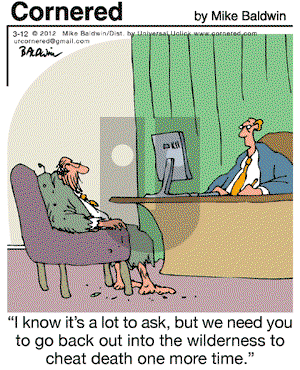 Cornered on Monday March 12, 2012 Comic Strip