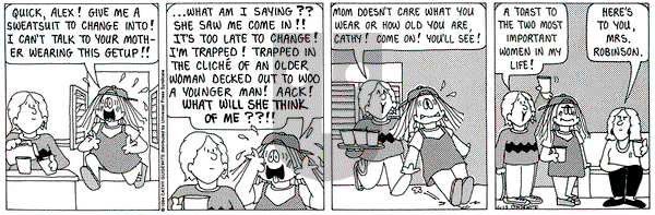 Cathy Classics on Wednesday June 15, 1994 Comic Strip